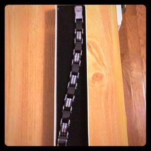 Silver chain bracelet